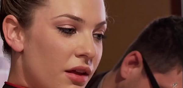 Stunning blond fucked at bdsm party